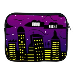 City Architecture Night Skyscraper Apple Ipad 2/3/4 Zipper Cases by Wegoenart