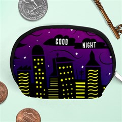 City Architecture Night Skyscraper Accessory Pouch (medium) by Wegoenart