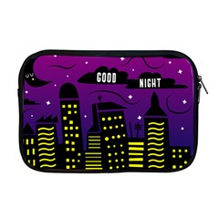 City Architecture Night Skyscraper Apple Macbook Pro 17  Zipper Case by Wegoenart