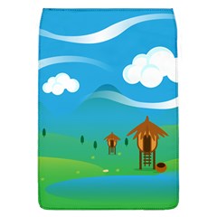 Landscape Nature Mountain Field Removable Flap Cover (l) by Wegoenart