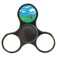 Landscape Nature Mountain Field Finger Spinner by Wegoenart