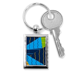 Background Wallpaper Colors Color Key Chains (rectangle)  by Wegoenart