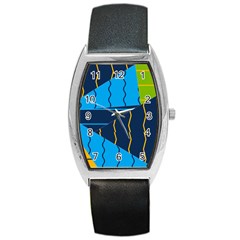 Background Wallpaper Colors Color Barrel Style Metal Watch by Wegoenart