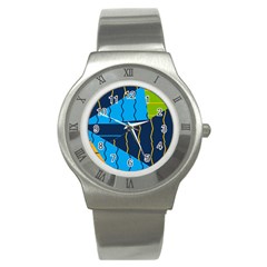 Background Wallpaper Colors Color Stainless Steel Watch by Wegoenart