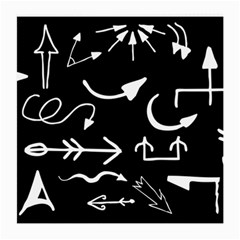 Arrows Vector Lines Strokes White Medium Glasses Cloth by Wegoenart