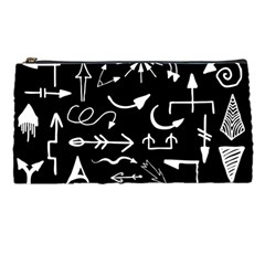 Arrows Vector Lines Strokes White Pencil Cases by Wegoenart