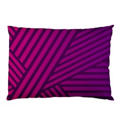 Pattern Lines Stripes Texture Pillow Case by Wegoenart