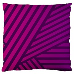 Pattern Lines Stripes Texture Standard Flano Cushion Case (one Side) by Wegoenart