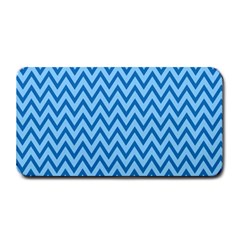 Blue Chevron Background Abstract Pattern Medium Bar Mats by Wegoenart