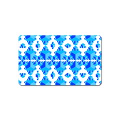 Blue Background Cubes Abstract Wallpapers Magnet (name Card)