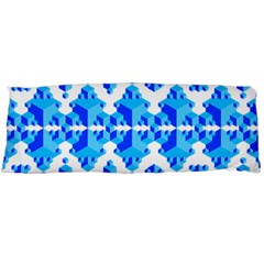 Blue Background Cubes Abstract Wallpapers Body Pillow Case (dakimakura) by Wegoenart