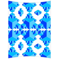 Blue Background Cubes Abstract Wallpapers Back Support Cushion by Wegoenart