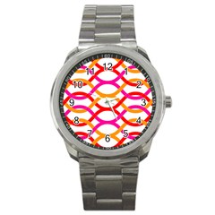 Art Background Abstract Sport Metal Watch by Wegoenart