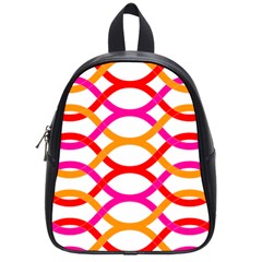 Art Background Abstract School Bag (small) by Wegoenart