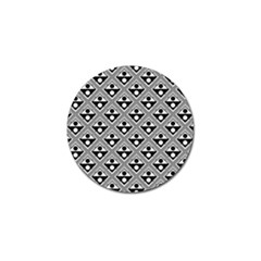 Background Triangle Circle Golf Ball Marker (10 Pack) by Wegoenart