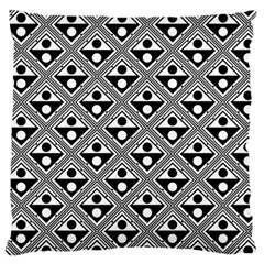 Background Triangle Circle Large Cushion Case (one Side)