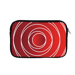 Background Circles Red Apple Macbook Pro 13  Zipper Case by Wegoenart