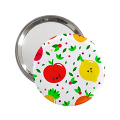 Pattern Fruit Fruits Orange Green 2 25  Handbag Mirrors by Wegoenart