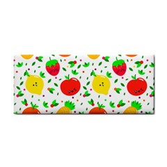 Pattern Fruit Fruits Orange Green Hand Towel