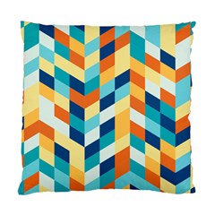 Geometric Retro Wallpaper Standard Cushion Case (one Side)