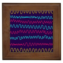 Background Waves Abstract Background Framed Tiles by Wegoenart