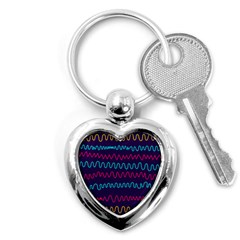 Background Waves Abstract Background Key Chains (heart)  by Wegoenart