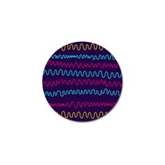 Background Waves Abstract Background Golf Ball Marker by Wegoenart