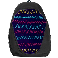 Background Waves Abstract Background Backpack Bag by Wegoenart