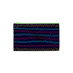 Background Waves Abstract Background Cosmetic Bag (xs) by Wegoenart