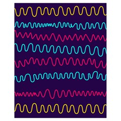 Background Waves Abstract Background Drawstring Bag (small) by Wegoenart