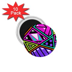 Background Abstract Pattern 1.75  Magnets (10 pack) 