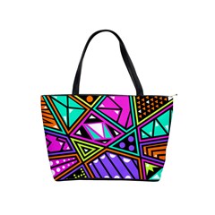 Background Abstract Pattern Classic Shoulder Handbag by Wegoenart