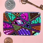 Background Abstract Pattern Large Coin Purse Front