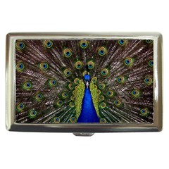 Peacock Bird Plumage Display Full Cigarette Money Case