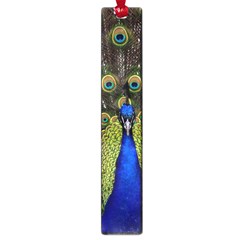 Peacock Bird Plumage Display Full Large Book Marks by Wegoenart