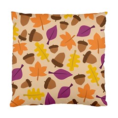 Acorn Autumn Background Boxes Fall Standard Cushion Case (two Sides) by Wegoenart