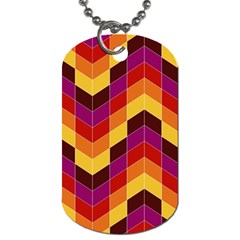 Geometric Pattern Triangle Dog Tag (one Side) by Wegoenart