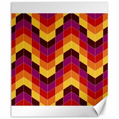 Geometric Pattern Triangle Canvas 8  X 10  by Wegoenart