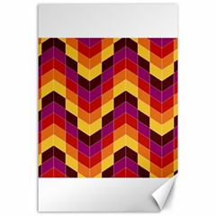 Geometric Pattern Triangle Canvas 24  X 36  by Wegoenart