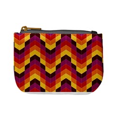 Geometric Pattern Triangle Mini Coin Purse by Wegoenart