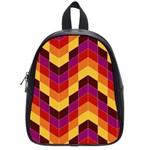 Geometric Pattern Triangle School Bag (Small) Front