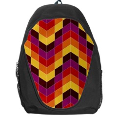 Geometric Pattern Triangle Backpack Bag by Wegoenart