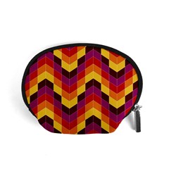 Geometric Pattern Triangle Accessory Pouch (small) by Wegoenart