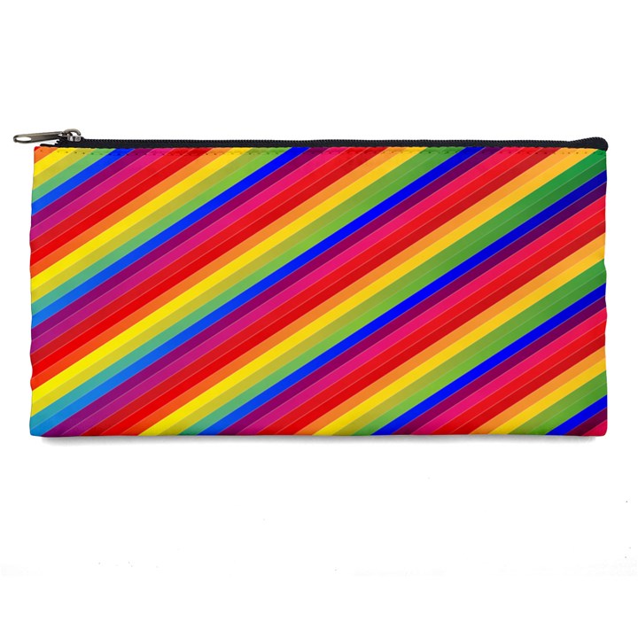 Rainbow Background Colorful Pencil Cases