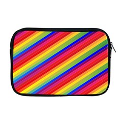 Rainbow Background Colorful Apple Macbook Pro 17  Zipper Case by Wegoenart