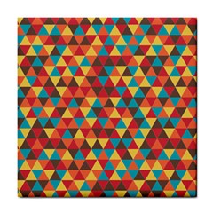 Background Triangles Retro Vintage Tile Coasters by Wegoenart