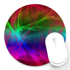 Background Art Pattern Round Mousepads by Wegoenart