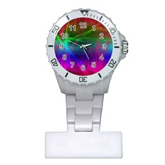 Background Art Pattern Plastic Nurses Watch by Wegoenart