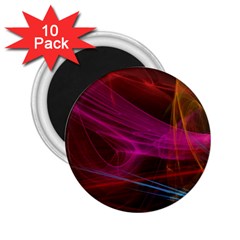 Background Abstract Colorful Light 2.25  Magnets (10 pack) 