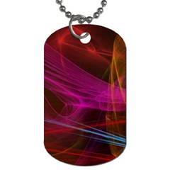 Background Abstract Colorful Light Dog Tag (Two Sides)